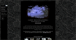 Desktop Screenshot of lostdestinations.com