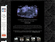 Tablet Screenshot of lostdestinations.com